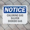 Signmission Chlorine Gas Sulfur Dioxide Gas OSHA Notice Sign, Plastic, 10in W x 7in L, 2PK OS-2PACK-NS-P-710-L-10589 - alternate 6